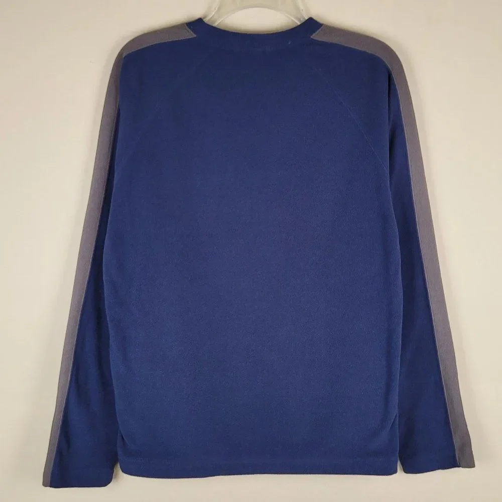 The North Face Men's Pullover Fleece Crew Neck Sweatshit Blue Size S